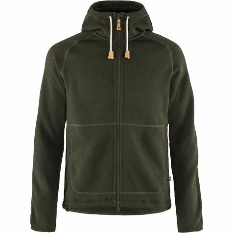 Fjallraven Men Övik Hoodies Green PH303429 Philippines